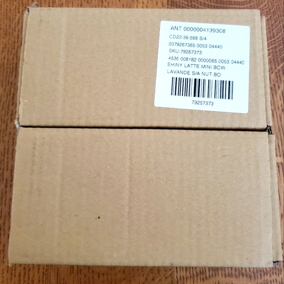 Anthropologie, set of 4, Shiny Mini Latte bowls - lavender - Picture 13 of 13